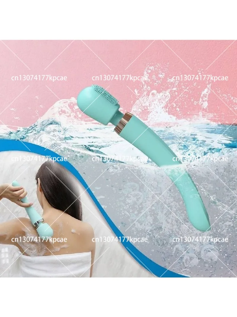 Electric silicone bath brush, charging, waterproof, rubbing back, bathing, bathing massage brush, fully automatic charging type