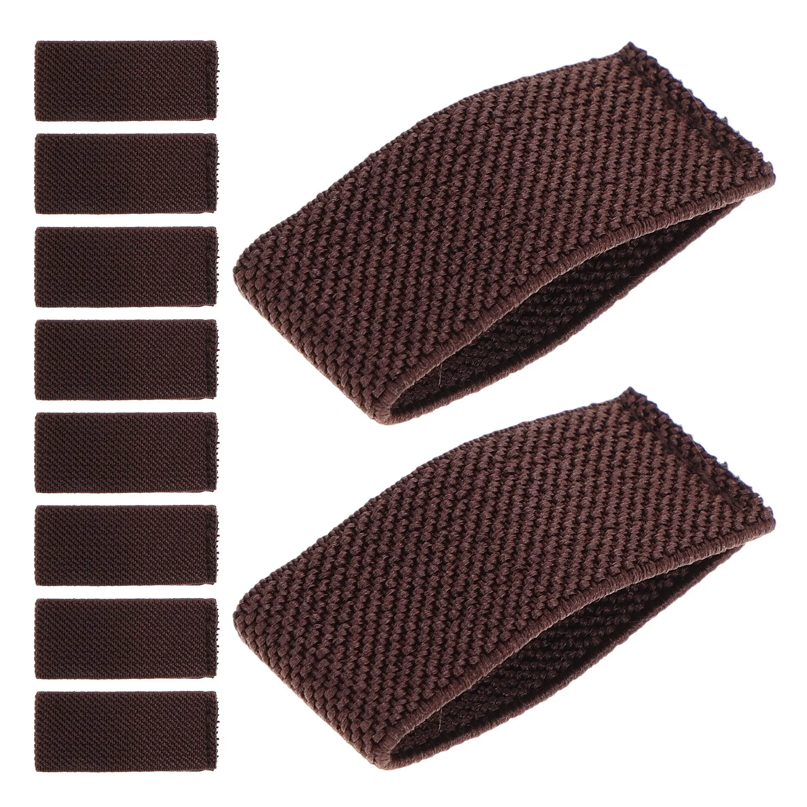10pcs Belt Keepers Heavy Duty Canvas Elastic Loop Straps Adjustable For Belts Backpacks Replacement Pack Cord Storage Organizer