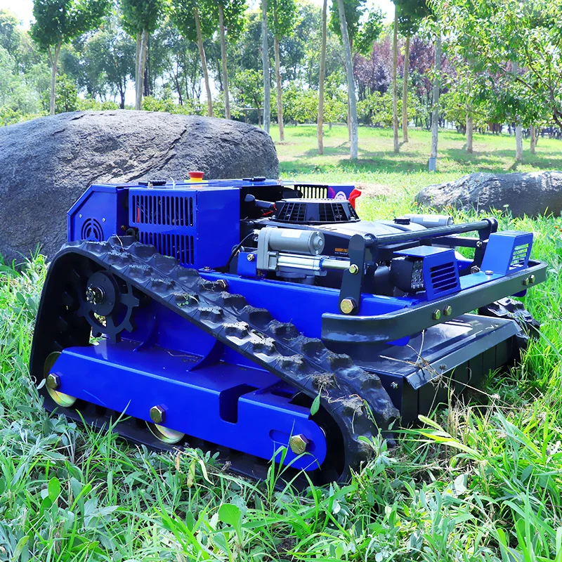 

Customized residential cutting machine robot vegetation brush trimmer garden remote control grass string lawn mower