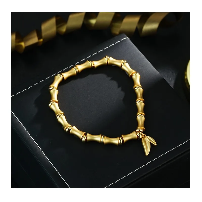 

New Chinese-style Ancient Law Gaosheng Bamboo Bracelet Light Luxury Niche Design Retro Bracelet Jewelry