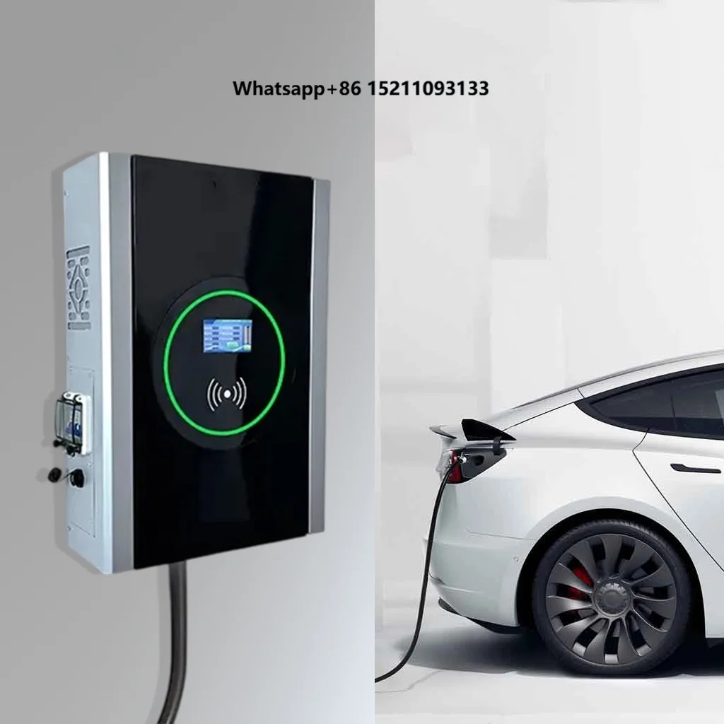 For Home TUV CE Certification 7KW Wallbox EV Electric Vehicle Car Charging Stations Pile Fast Wall-Mounted Charging Stations