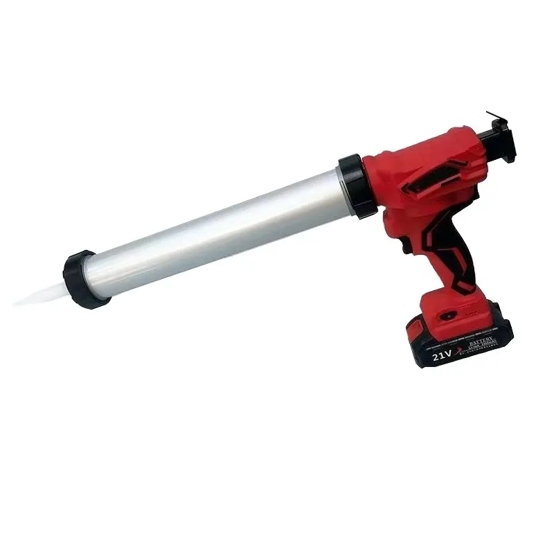 20V Battery Electric Caulking Gun 300ml-600ml Cartridge and Sausage Sealant Power Caulking Guns with 2pcs Lithium Batteries