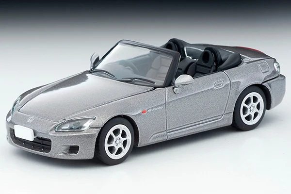 TOMICA TLV 1:64 N269a [Honda S2000] Silver, alloy static miniaturized car Tide Play model, holiday birthday gift for boys.