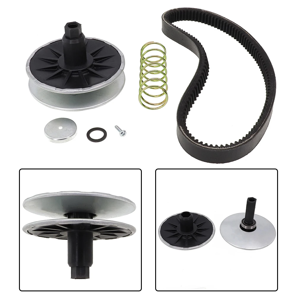 

Pulley Kit Secondary Variator Metal Two-stage 1 Set Black For D105 E100 X105 X106 MIA12482 Lawn Mower Accessories