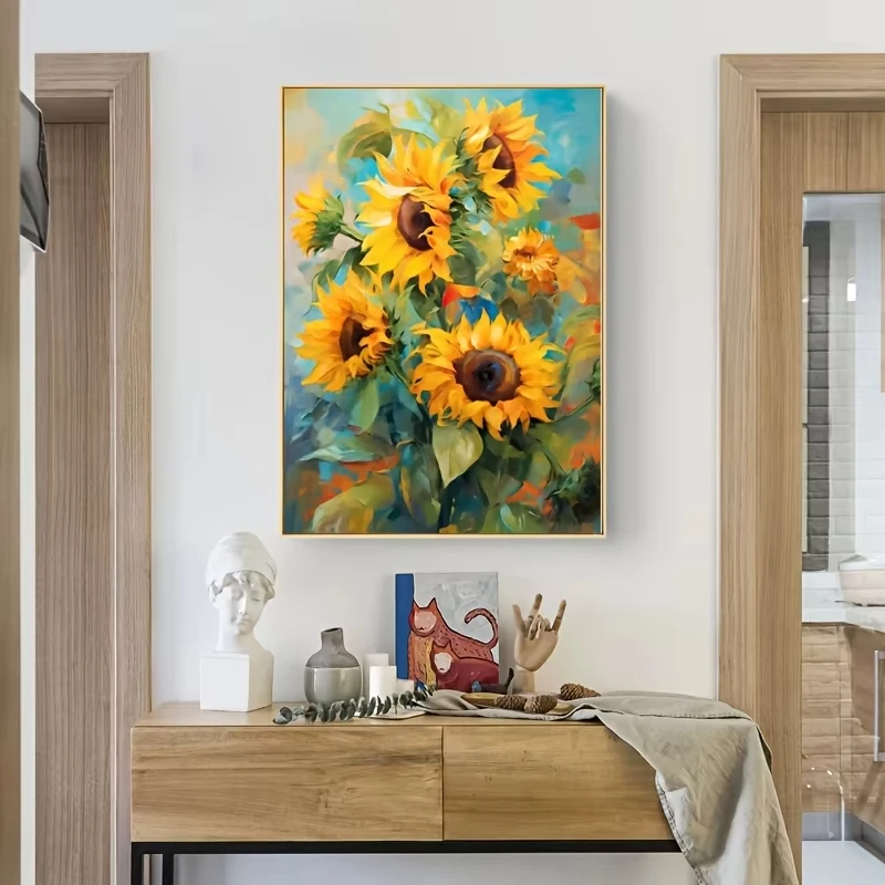 Sunflower Picture Canvas Print Painting Lanscaple Home Decor Wall Art Posters Room Decoration Décoration Maison