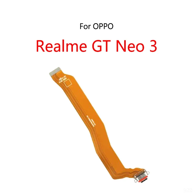 USB Charge Dock Port Socket Jack Plug Connector Flex Cable For OPPO Realme GT Neo 3 Charging Board Module