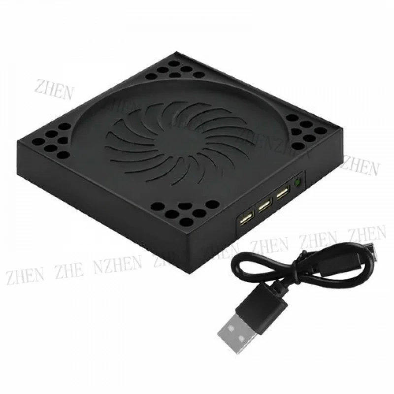Y 3-USB Vertical Stand Cooling Fan Cooler w/ ON/OFF For Xbox Series X Game Console