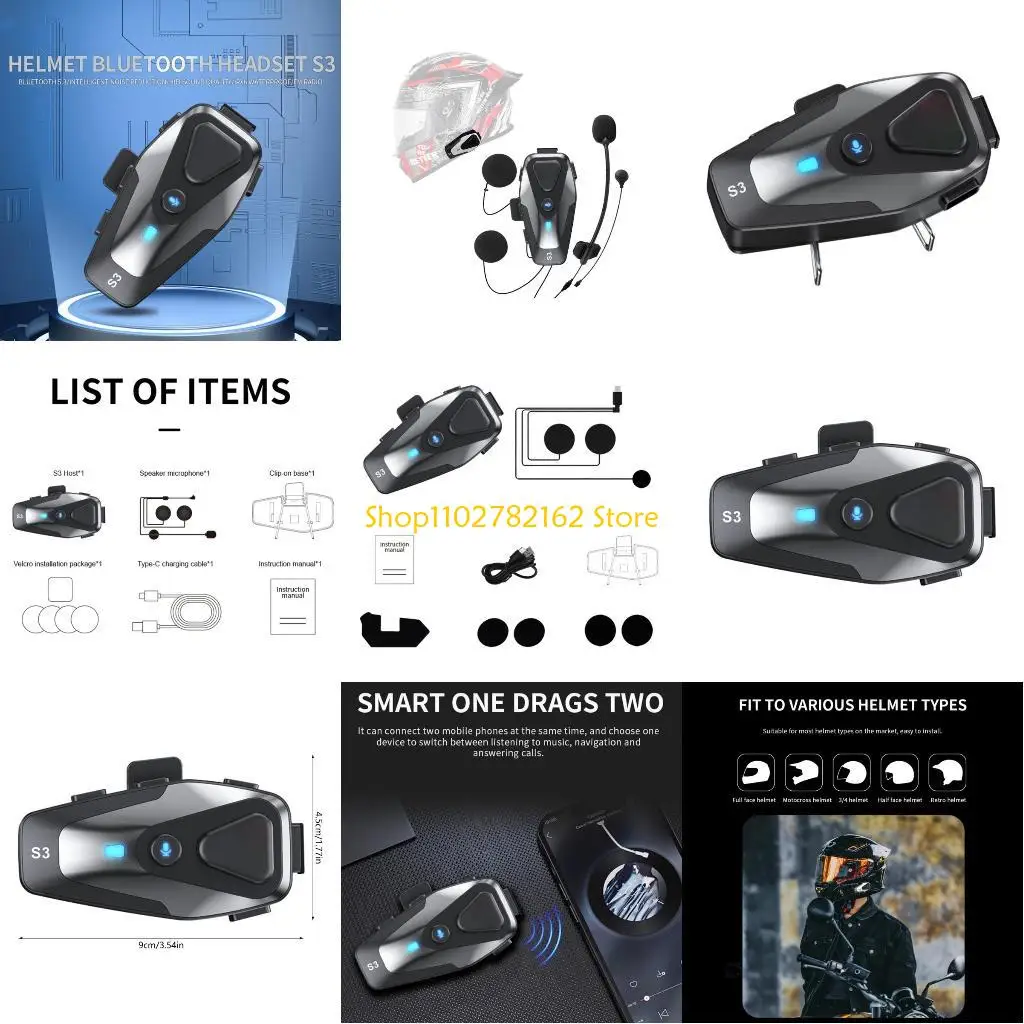 

547B Headset Wireless Headset Speaker Bluetooth-compatible 5.3 Earphone