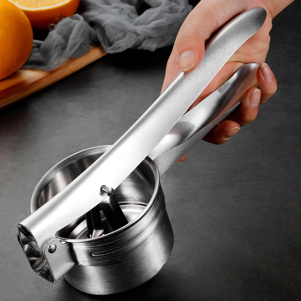 

Stainless Steel Manual Juicer Fruit Squeezer Lemon Tool Press Gadgets Kitchen Bar Must Have Easy Clean Save Time Labor Space