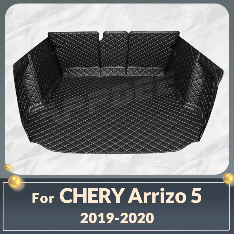 Auto Full Coverage Trunk Mat For Chery Arrizo 5 2019 2020 Car Boot Cover Pad Cargo Liner Interior Protector Accessories