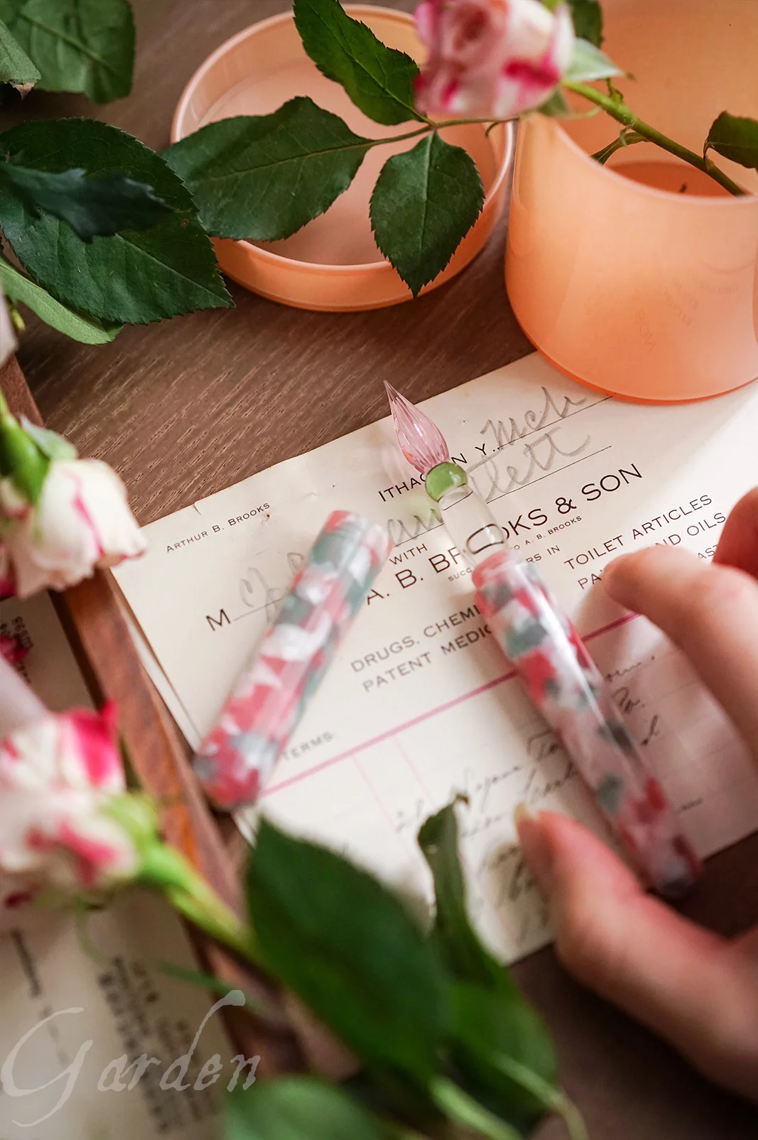 [Looking For A Garden] Handmade Glass Dip Pen