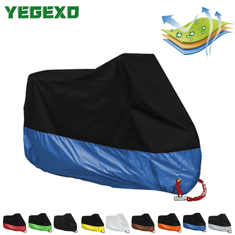 MOTORCYCLE COVER Waterproof Outdoor Bike Covers FUNDA PARA MOTOCICLETA Impermeable Cubre Rayos Moto Capa Bicicleta Toldo Para