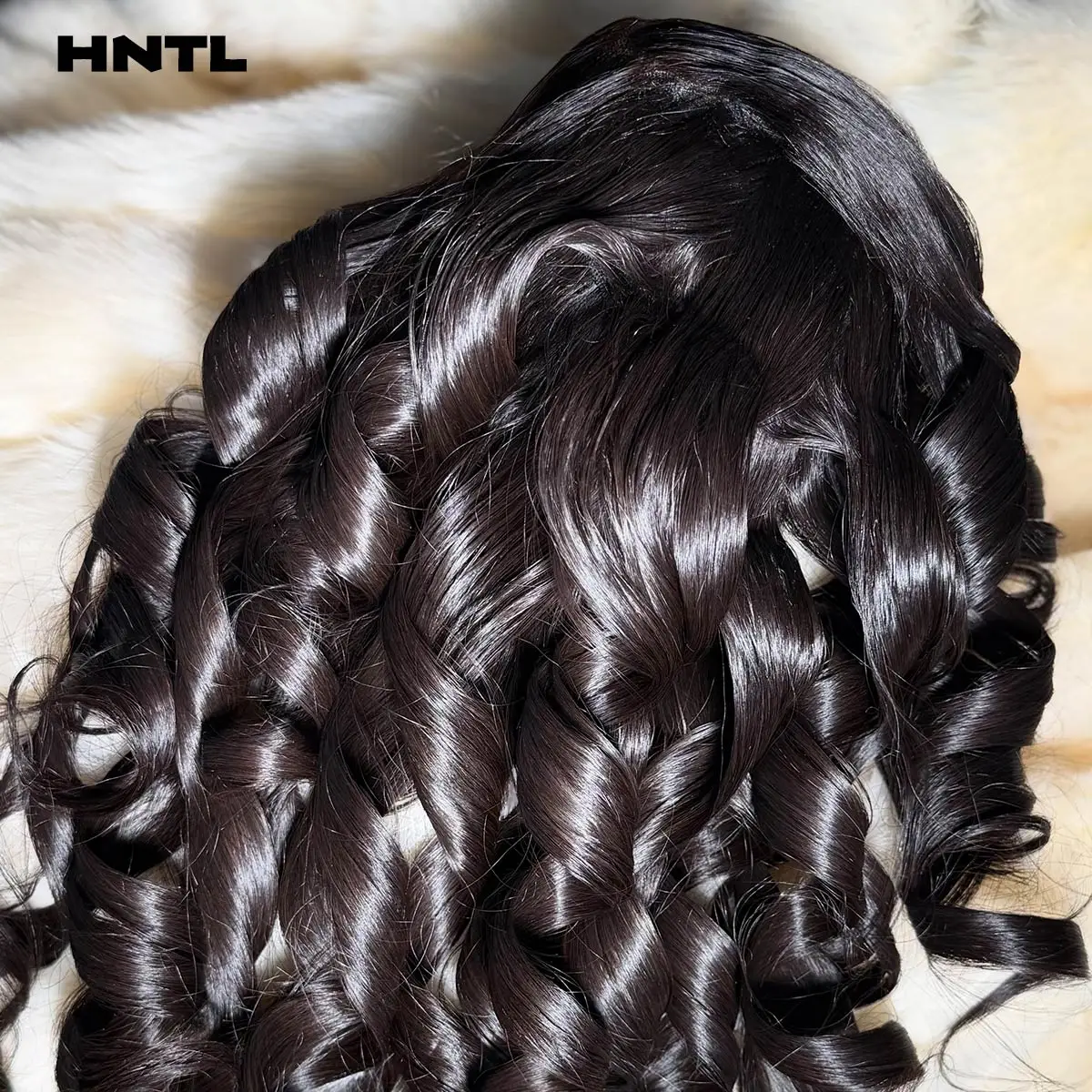 13x6 HD Swiss Lace Front Bouncy Curly Drawstring Glue-Free Wig Pre Plucked 13x4 HD Lace Loose Deep Wave Wigs Ready to Wear Wigs