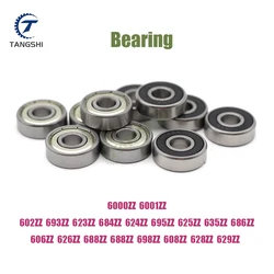 Bearings 608zz 623zz 625zz 626zz 628zz 636zz 688zz 698zz 6001zz Deep Groove Bearing Steel For Skateboard Roller Skate Bearings