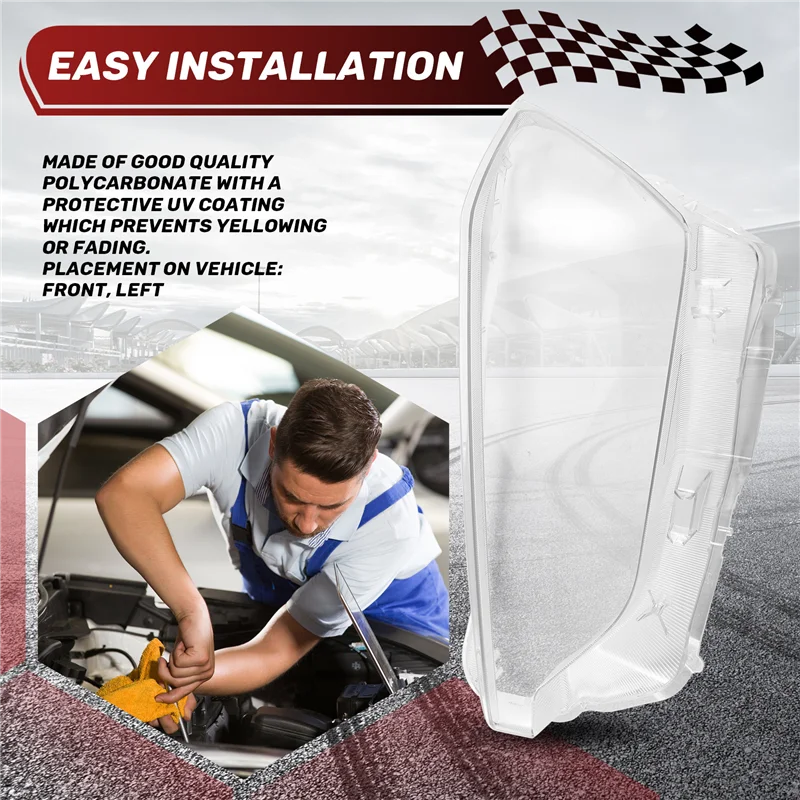 A80X-سيارة الجبهة عدسة المصباح الأمامي غطاء ل ايسوزو DMAX 2021 2022 2023 واضح كشافات غطاء قذيفة