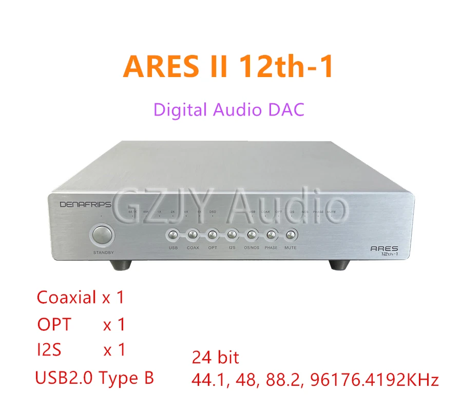 HiFi Denafrips ARES12TH-1 Ares 12th DSD1024 Digital Audio R2R Decoder  R2R + DSD NOS R-2R DSD1024 And PCM1536 Support USB