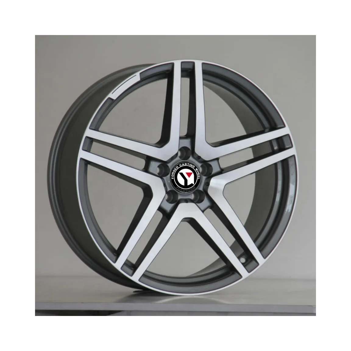 

YQ Classic Alloy Car Wheels Rims 20*8.5 20*9.5 Size 5x112 PCD 40 ET 66.6 CB 5 Spoke Concave Wheels for AMG S65