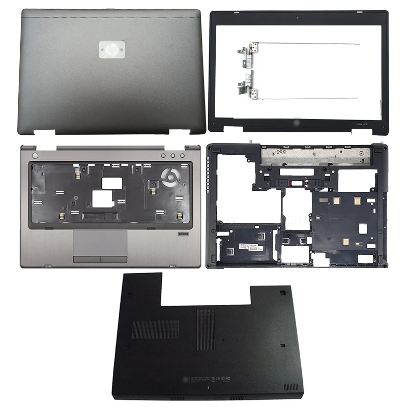 New For HP Probook 6460B 6465B 6470B 6475B LCD Back Cover/Front Bezel/Palmrest/Bottom Case Door Case Top A Cover 642778-001