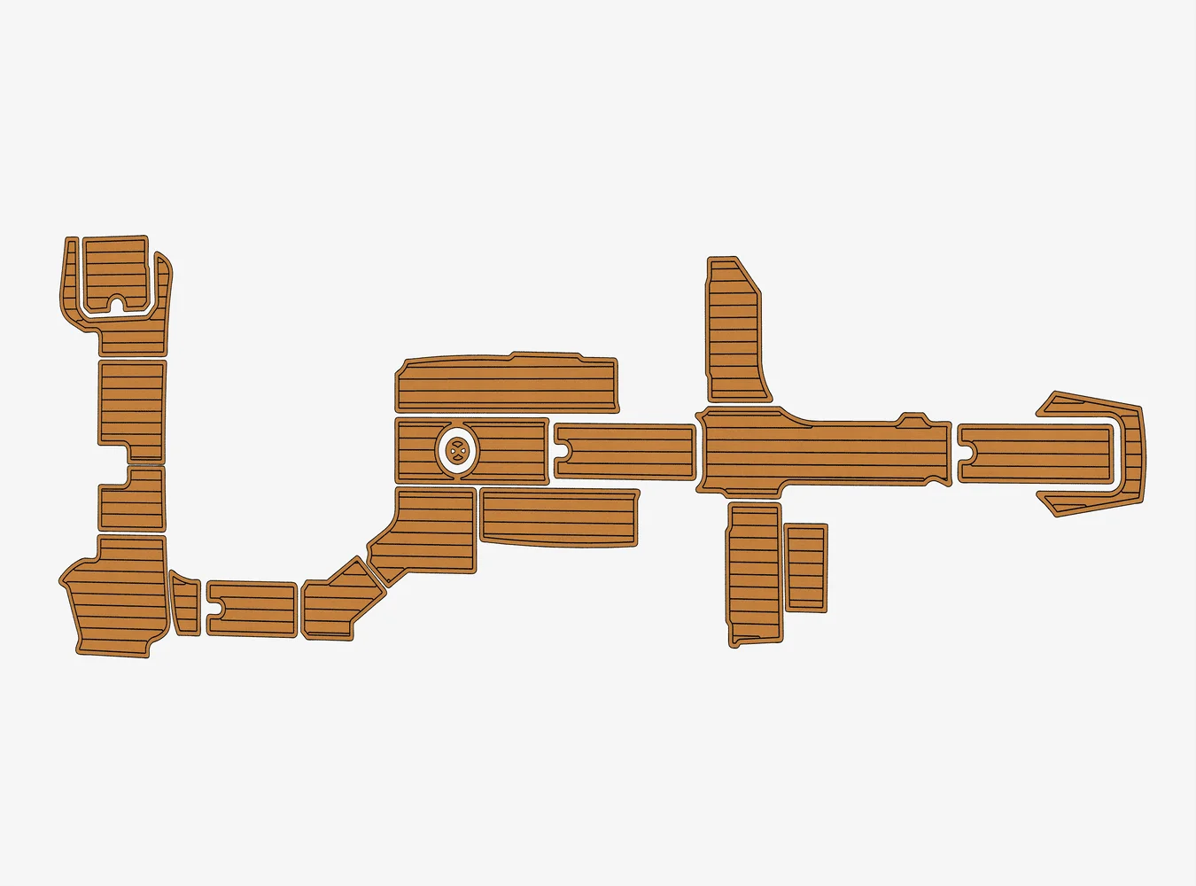 

2017-2023 SeaRay SDX 290 Подвесной двигатель 1/4 дюйма, 6 мм, пена EVA, Нескользящий ПВХ, настил из тикового дерева, морской коврик,...ek, водный ковер, морской пол