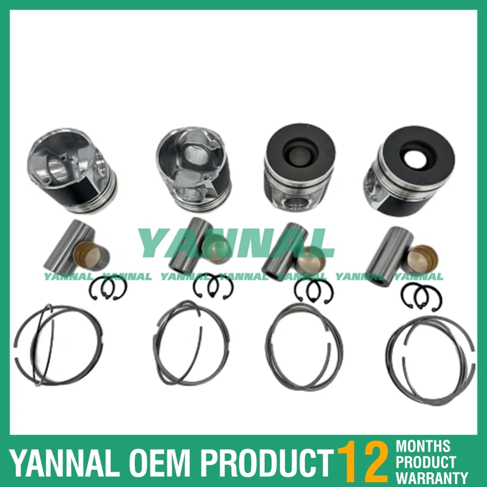 Goede kwaliteit 4JK1 zuiger- en zuigerverenset voor Isuzu-motoronderdeel