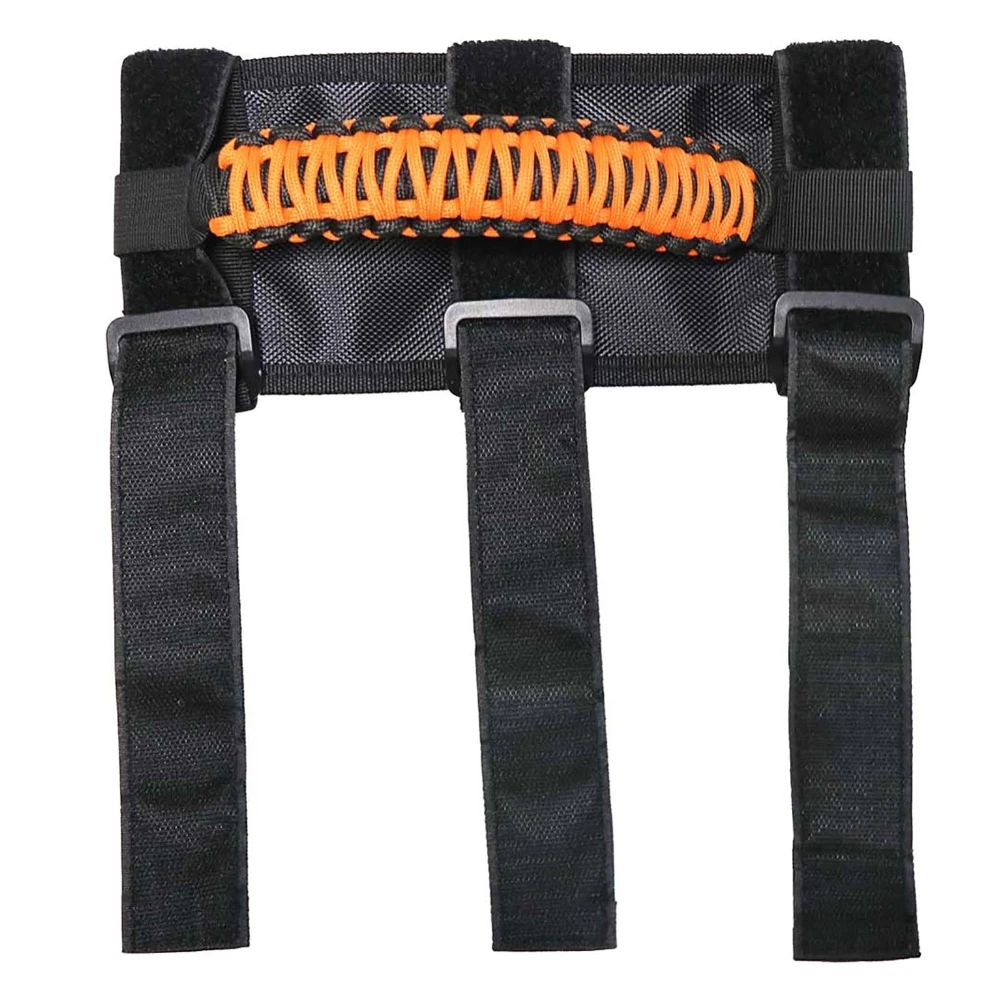 2 Stück Dachrollbügel Paracord Haltegriffe Griffgriffe für Jeep Wrangler JK TJ JL CJ YJ 1987–2020 JT UTV ATV USA Flagge Typ – Detail 7