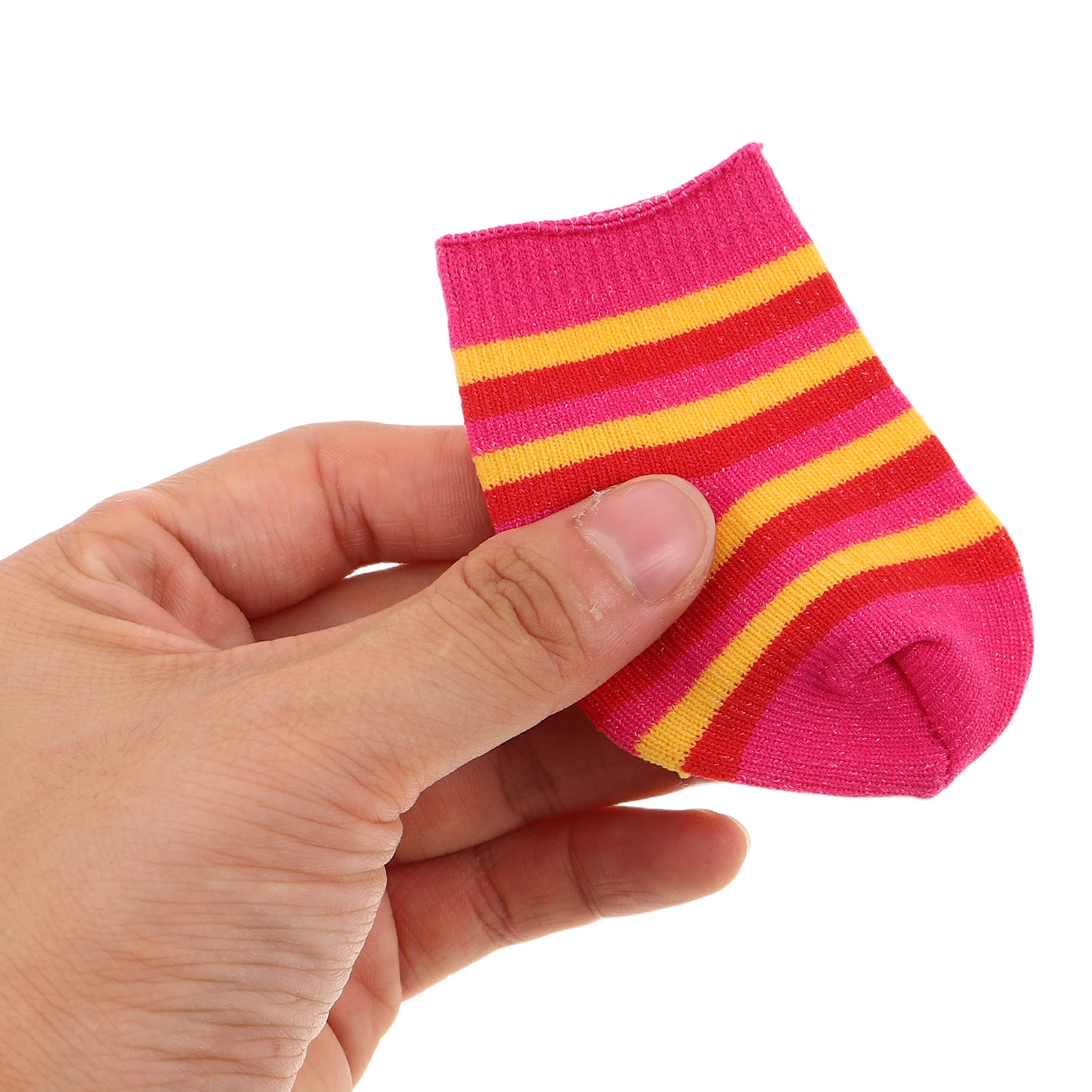 

10Pairs Cotton Baby Socks Mini 18 Inch Accessories Birthday Holiday Gift Soft Colorful Socks Dolll Clothes