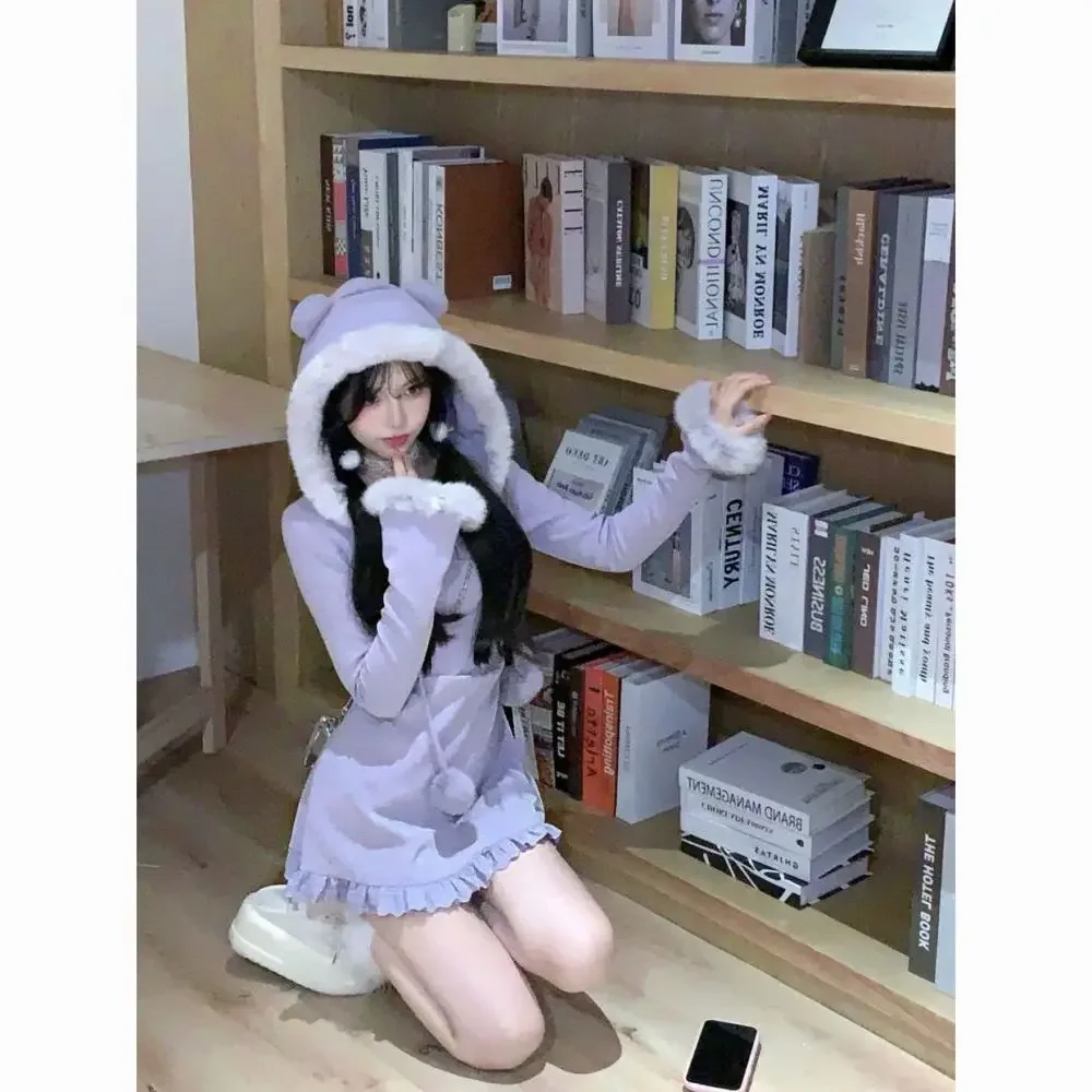 Abiti da donna a maniche lunghe Abito da festa notturno Elegante primavera Cupro Avorio Collo quadrato Smocking a strati Vita bassa Minimalista piccante