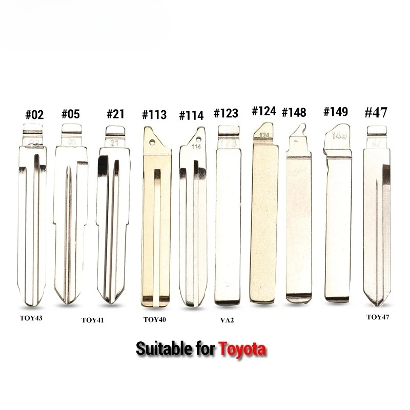 

15 шт. No 02 05 21 113 114 123 124 148 149 # TOY43 Откидной дистанционный ключ для Toyota Camry Corolla Highlander Vios Scion
