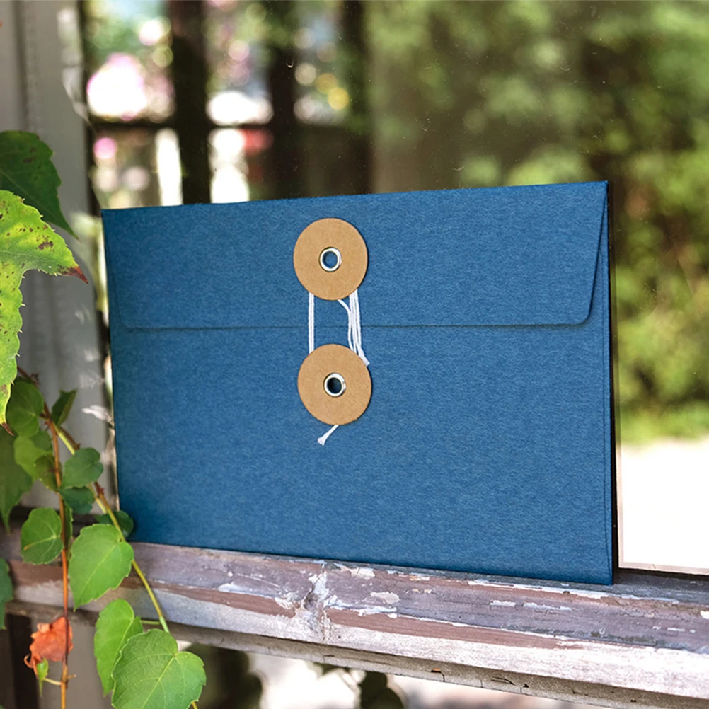 

8 Pcs Multifunction Postcard Storage Envelope Student Bag Multifunctional File Bags Specialty Paper Vintage Pockets
