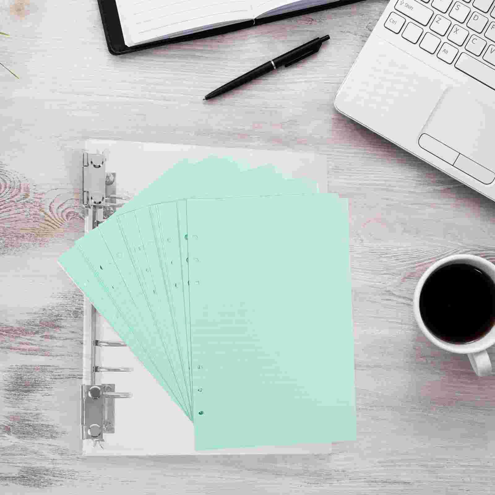 

160 листов вкладышей для блокнота, вставка для бумаги, гладкие практичные сменные вставки для блокнота, переплетные тетради