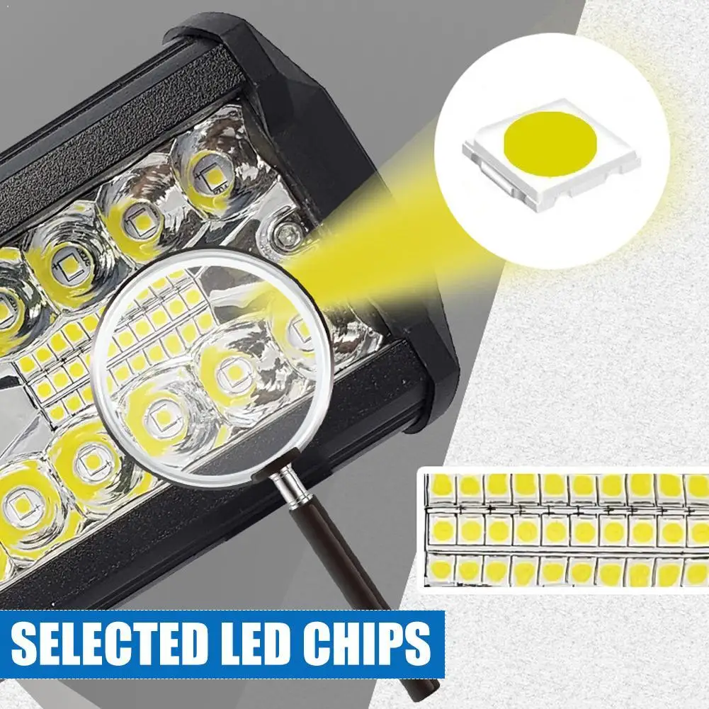 Car LED Fog Light Assembly Square Fog Passing Headlight Waterproof 12V 6000K White Cars Front Fog Lamp For Lada 2110 -2117