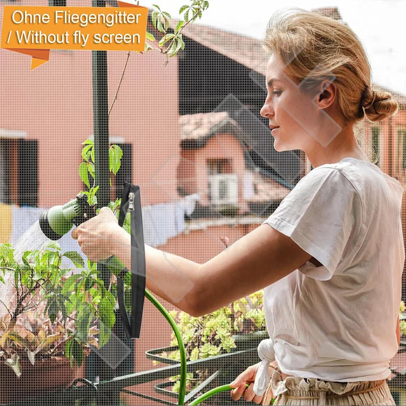 New Window Screen Mesh with Zipper and Invisible Fiberglass - Customizable Size Black Mesh Summer Prevent Mosquitoes and Flies