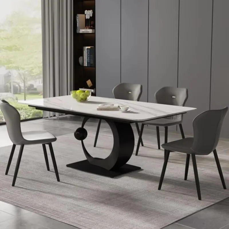 

Creative Wholesale Dining Table Set Simple Design Modern Dinning Table With Chairs Popular Hot Sale Square Dinner Table