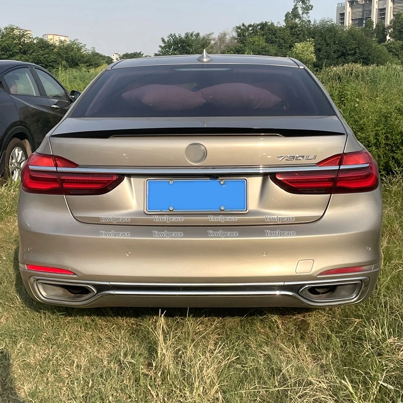 For BMW 7 Series 2019 2020 2021 G11 G12 730 740 750 High Quality ABS Plastic Rear Trunk Lip Spoiler Car Styling