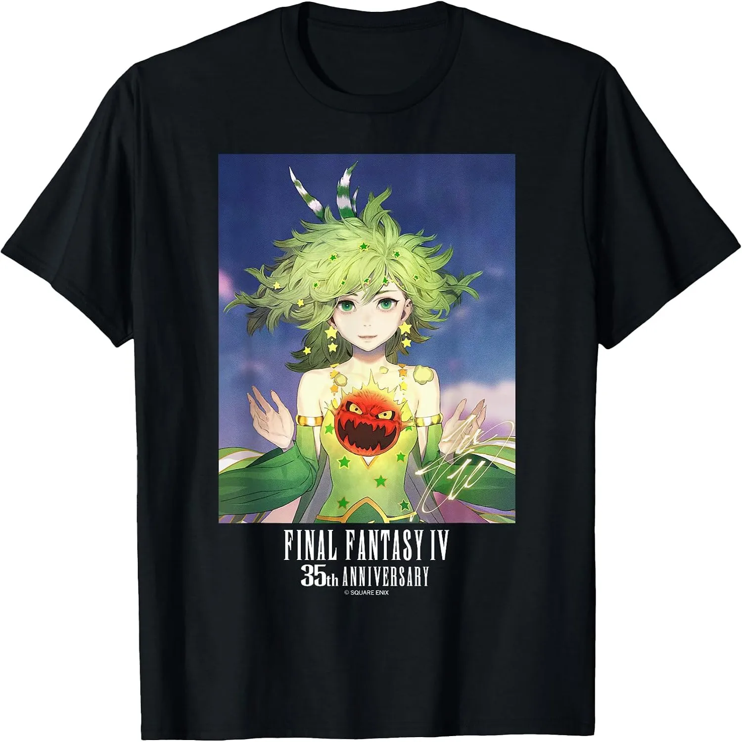 Final Fantasy Anniversary Collection FFIV Art Rydia T-Shirt