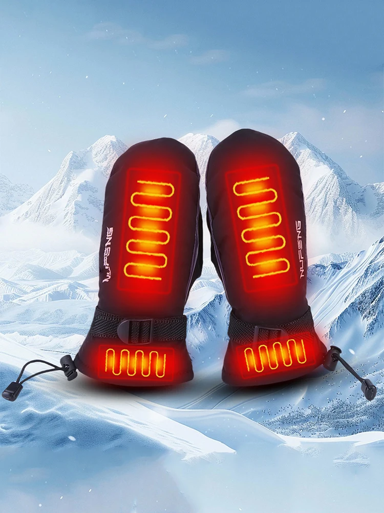 AliExpress APWIKOGER Warm Heated Gloves USB Charging Electric Heated Gloves Cold-Proof 3 Gear Temperature for Climbing Hiking Cycling