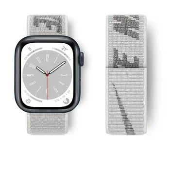 애플 워치 밴드용 스트랩, 스포츠 나일론 루프 팔찌, 한국 iWatch 시리즈 10, 9, SE, 8, 7, 울트라 2, 45mm, 44mm, 40mm, 42mm, 41mm, 46mm, 49mm 