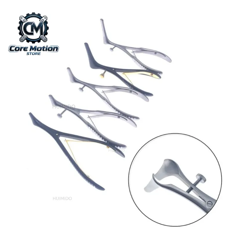 Nasal Speculum Expander Nose Mirror Nostril Pliers Nasal Cavity Examination Stainless steel Nasal Dilation Forceps