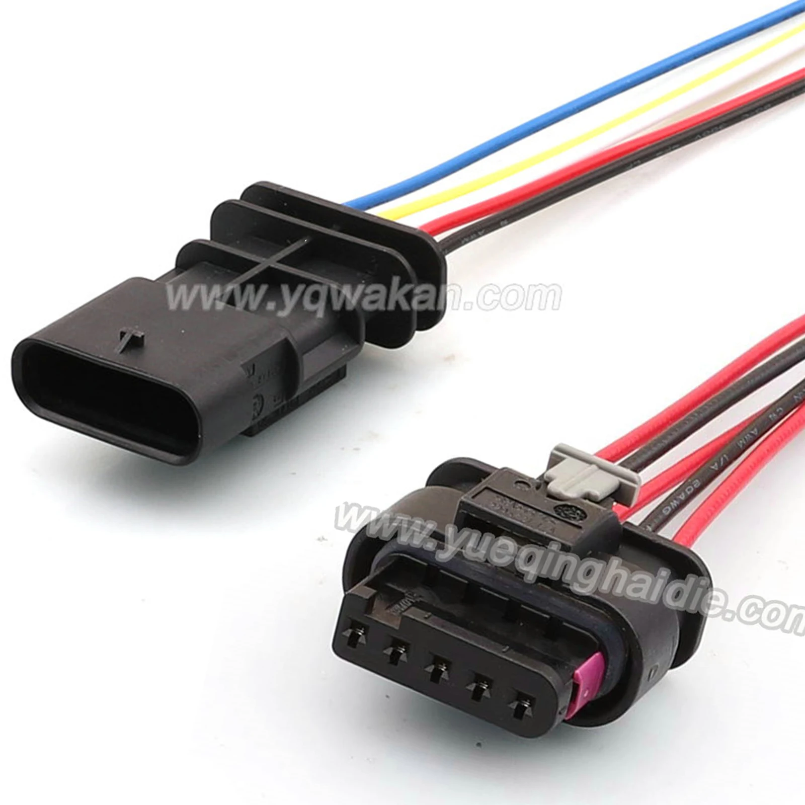 5Pin Automotive Electric Male Female 1.2mm Connector Waterproof Air Flow Meter Sensor Plug For Weich