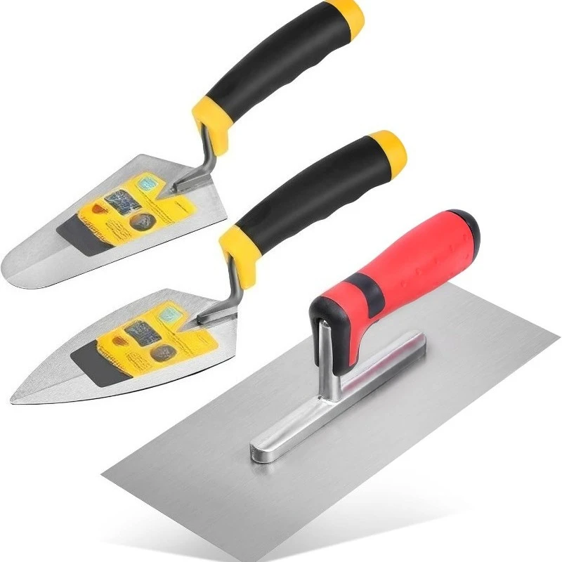 

Soft Grip Handle Masonry Tool Kit 6-inch Pointing Trowel Stainless Steel Finishing Trowel For Concrete & Brick Repair Tasks