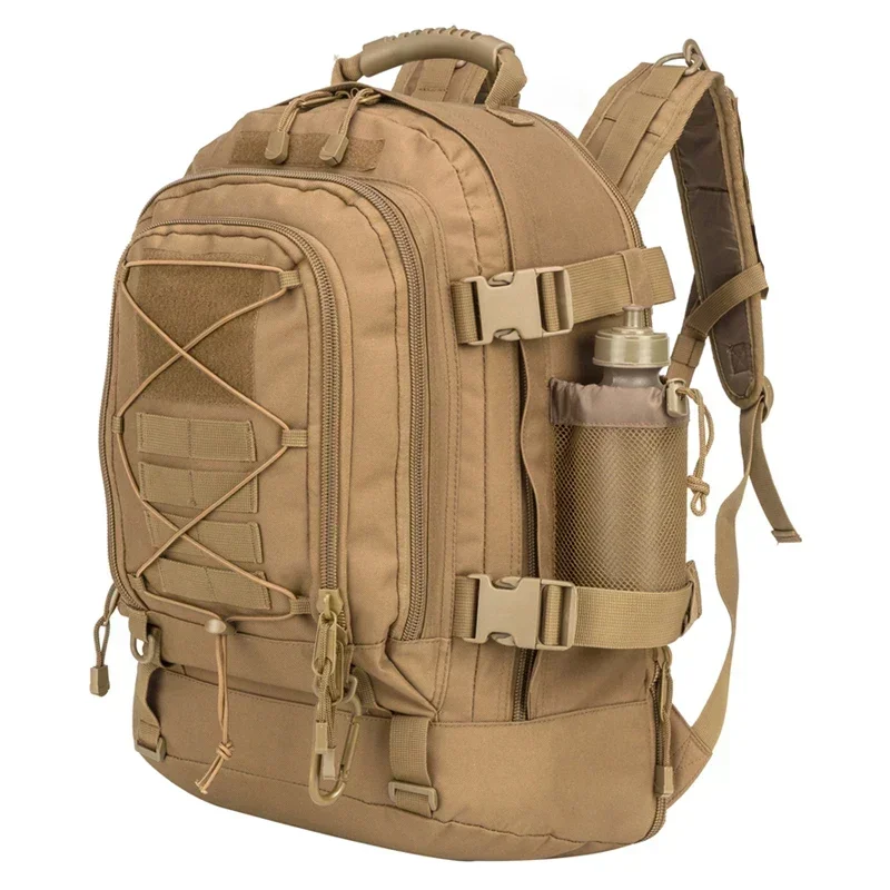 Tactische rugzak voor heren 60L Molle Assault-rugzak Heavy Duty waterdichte bug-out tas met grote capaciteit voor wandelen, kamperen, jagen