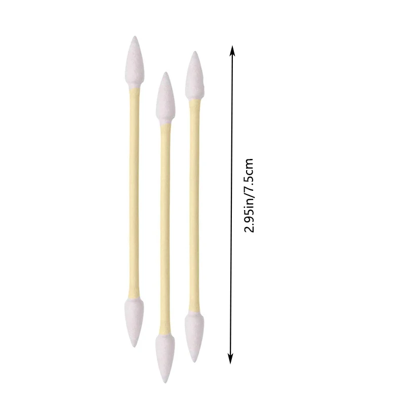 100/300/500Pcs Precision Tip Pet Cotton Swabs Pointed Tip Cotton Swabs Bamboo Sticks And Double Pointed For Outdoor Makeup‘