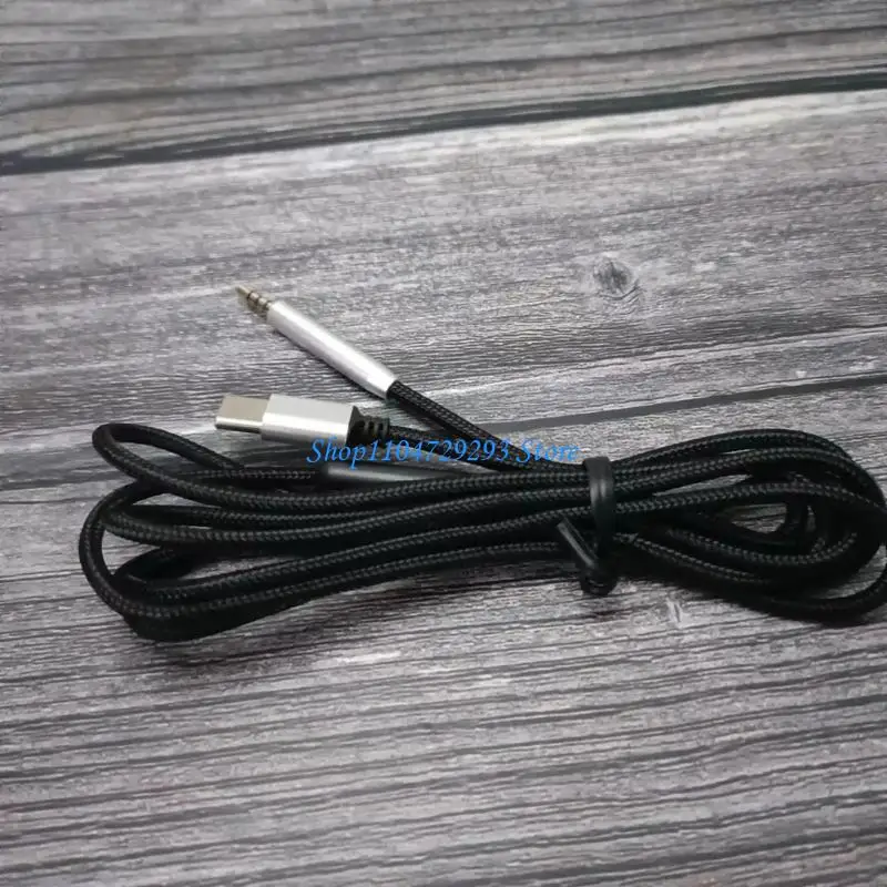 Y2GD Durável USB C (tipo C) a 2,5 mm macho para QC25 qc35ii qc35 qc45 fone ouvido, fios trançados nylon plugue e