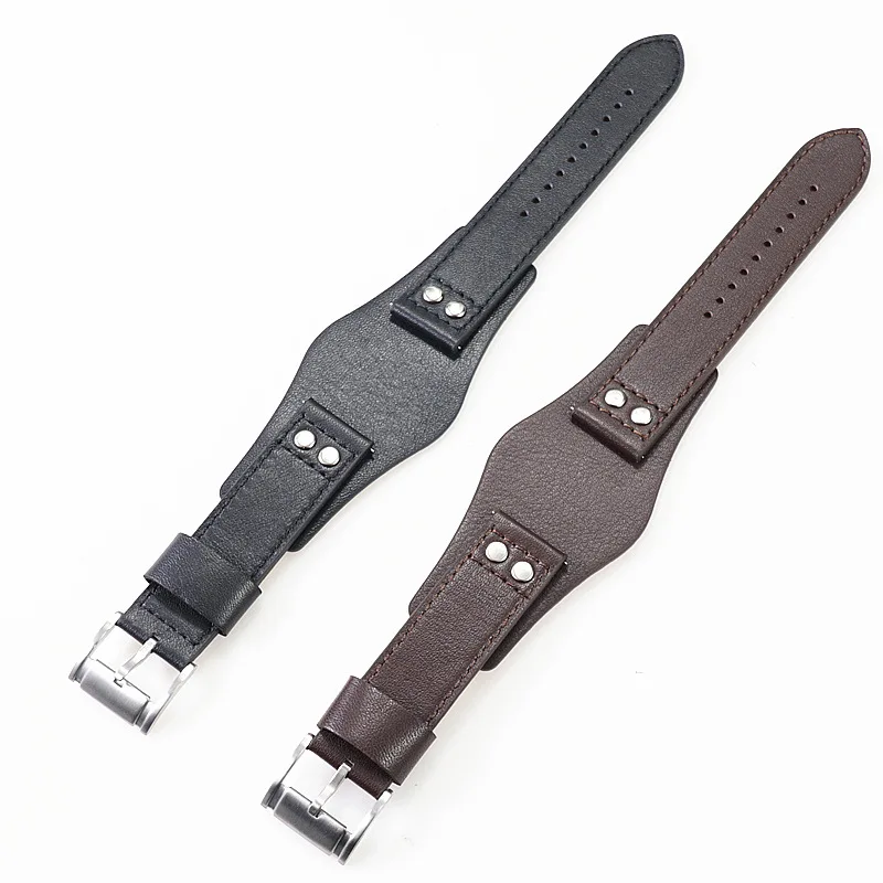 Leather Watch Strap fit for  fossil CH2890 CH2564 CH2565 CH2891CH3051 Black Brown Quick Release Strap 22mm