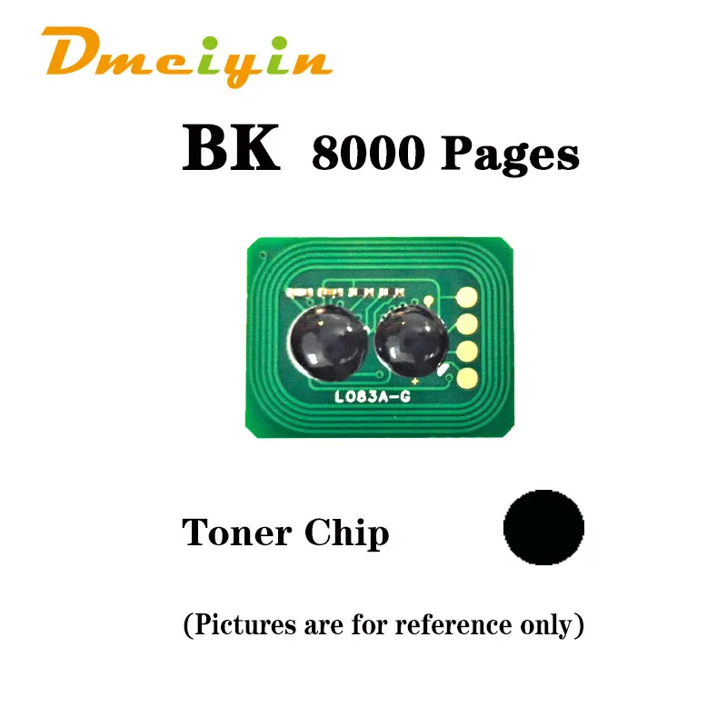 Toner Chip   for OKI C5650/C5750 EUR/AS Version 8K/2K   BK C M Y