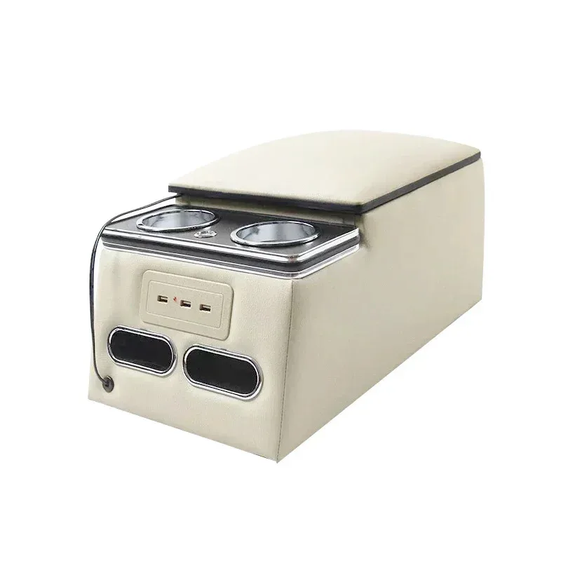 

Modified parts of second row middle storage box rear armrest general-purpose vehicle