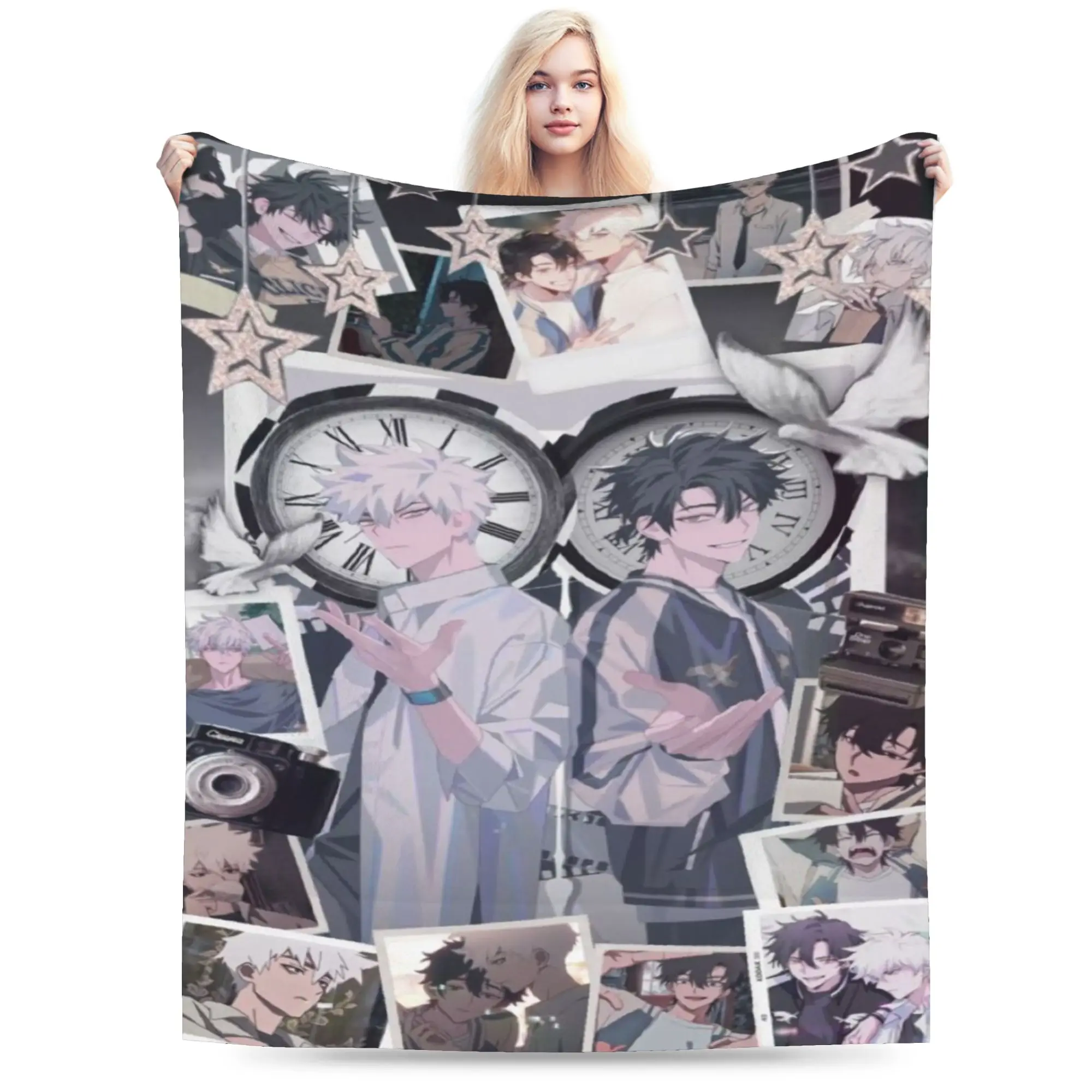 Link Click Anime Blanket Cozy Soft  Throw Blankets for Sofa 50x60 Inch Multi-size Bedspreads