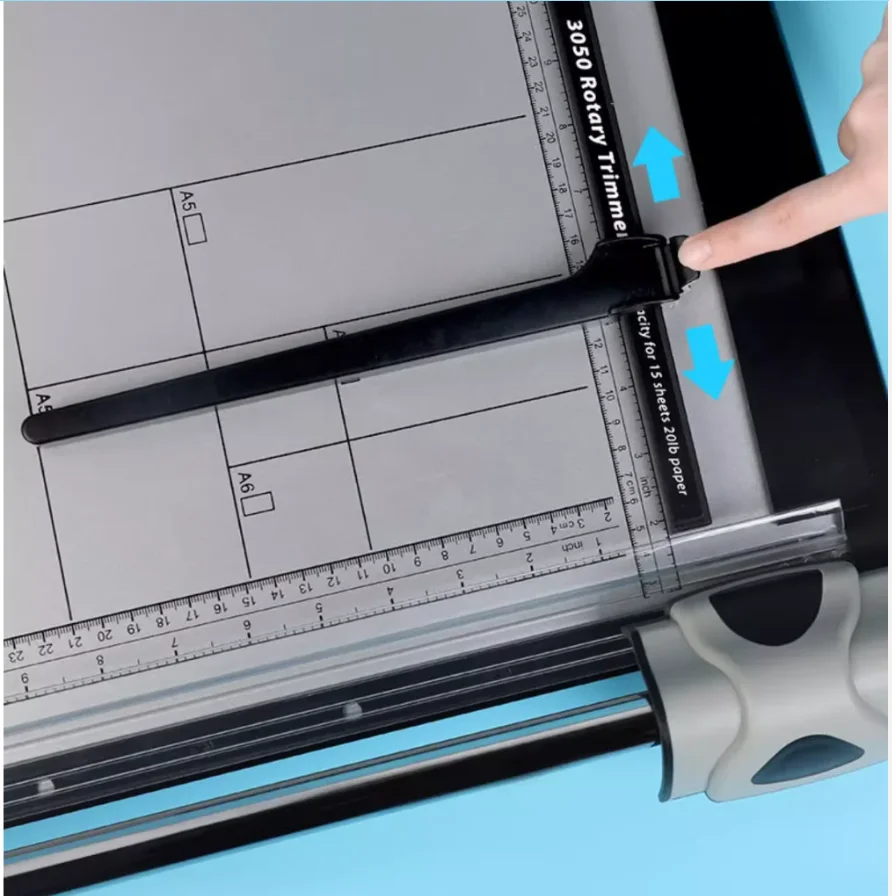 Manual Rotary Paper Trimmer Cutter Cutting Width 670mm