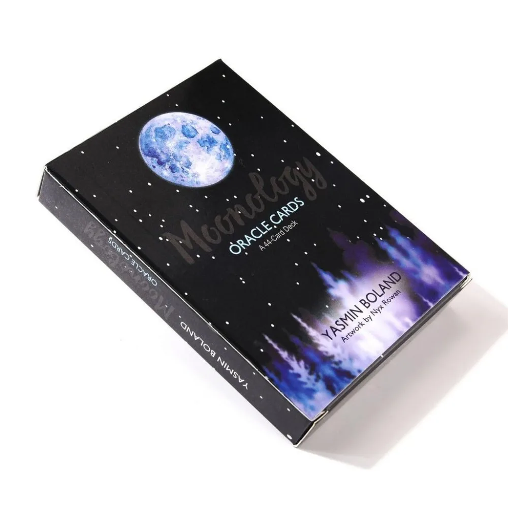 

Moonology Oracle Tarot Cards Box Game English Tarot Deck Table Card Board Games Party Playing Cards 11*6.5cm