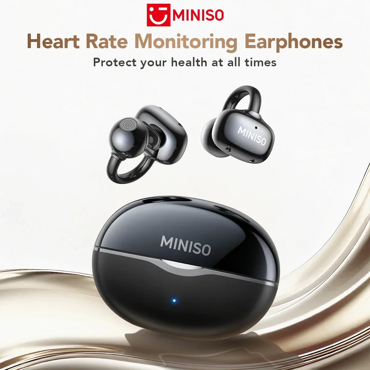 Heart Monitoring] MINISO MS503 Bluetooth Earphones Sports Wireless